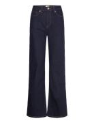 French Connection Stretch Wide Flare Denim Marinblå