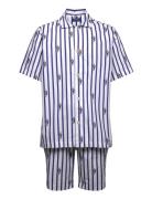 Polo Ralph Lauren Underwear Striped Cotton Pajama Set Blå