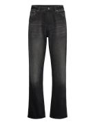 Weekday Space Relaxed Straight Jeans Svart