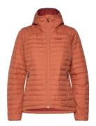 Bergans Lava Light Down Jacket W/Hood Women Jade Green Xs Orange