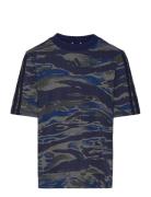 Adidas Sportswear J Camo T Marinblå