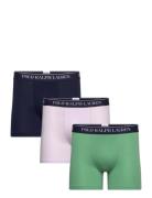 Polo Ralph Lauren Underwear Stretch Cotton Boxer Brief 3-Pack Marinblå