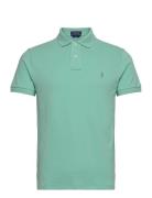 Polo Ralph Lauren Slim Fit Mesh Polo Shirt Grön