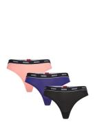 HUGO Triplet Thong Stripe Svart