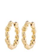 Pilgrim Tide Recycled Hoop Earrings Guld