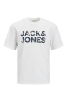 Jack & J S Jjebryan Corp Logo Tee Ss O-Neck Noos Vit