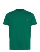 Fred Perry Ringer T-Shirt Grön