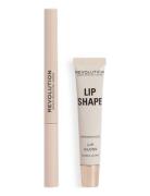 Revolution Beauty London Revolution Lip Shape Kit Brown Nude Brun