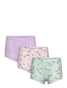 Lindex Boxer 3 Pack Unicorns Rosa