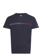 Tommy Jeans Tjm Slim Entry Graphic Tee Ext Marinblå