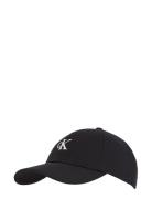 Calvin Klein Monogram Embroidery Baseball Cap Svart