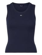 Tommy Jeans Tjw Essential Rib Tank Ext Marinblå