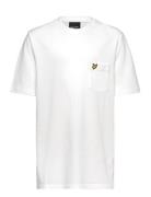 Lyle & Scott Plain Pique Pocket T-Shirt Vit