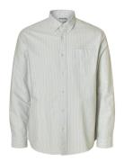 Selected Homme Slhregrick-Ox Shirt Ls Noos Grön