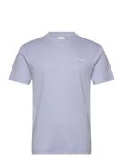 Calvin Klein Micro Logo Interlock T-Shirt Blå