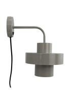 Dyberg Larsen Stoke Wall Lamp Grey Grå