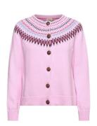 Jumperfabriken Joelle Cotton Cardigan Rosa