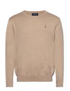 Polo Ralph Lauren Slim Fit Textured Cotton Sweater Beige