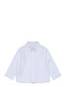 Mango 100% Cotton Oxford Striped Shirt Blå