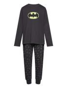 Mango Long Batman Pyjamas Svart