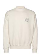 Abercrombie & Fitch Anf Mens Sweatshirts Kräm