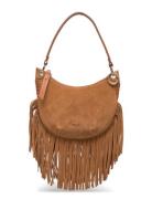 Ba&sh Bag T Fringes Suede Swing Brun