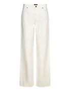 Lexington Clothing Mid-Waist Straight-Leg Jeans Vit