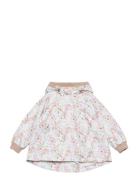 MINI A TURE Matwiami Fleece Lined Printed Spring Jacket. Grs Blå