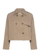 Coster Copenhagen Cc Heart Alicia Short Trenchcoat Beige