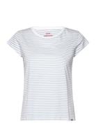 Mads Nørgaard Organic Jersey Stripe Teasy Tee Fav Blå