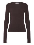 Weekday Slim Fitted Long Sleeve Brun