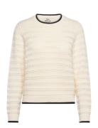 Mads Nørgaard Tight Cotton Ingrid Knit Kräm