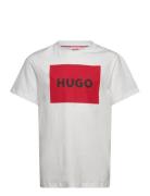 Hugo Kids Short Sleeves Tee-Shirt Vit