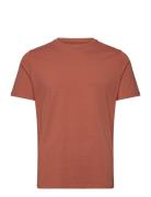 Lindbergh Mens Stretch Crew Neck Tee S/S Brun