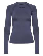 Hummel Hmlmt Shaping Seamless T-Shirt L/S Marinblå