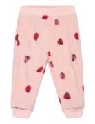 Lindex Trousers Fleece Baby Rosa