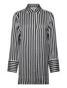 Day Birger Et Mikkelsen Lea - Striped Viscose Svart