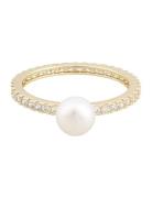 SNÖ Of Sweden Rio Small Pearl Ring G/White Guld