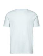 Lindbergh Mens Stretch Crew Neck Tee S/S Blå