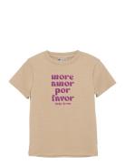 Daily 7 T-Shirt Glitter Beige