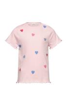 Minymo T-Shirt Ss Rib Rosa