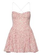 Bardot Estie Embroidered Mini Dress Röd