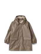 Wheat Rainwear Long Jacket Finley Brun