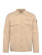 Mos Mosh Gallery Mmgmarcello Uniform Overshirt Beige