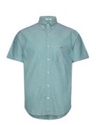 GANT Reg Classic Oxford Ss Shirt Grön