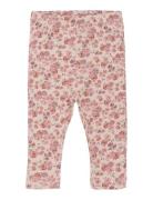 Minymo Leggings Aop Rib Rosa