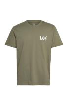 Lee Jeans Medium Wobbly Lee Tee Khaki Green