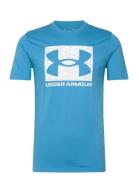 Under Armour Ua Abc Camo Boxed Logo Ss Blå