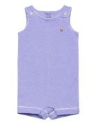 Ralph Lauren Baby Oxford Mesh Shortall Lila