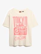Superdry Neon Rainbow Over D Tee Kräm